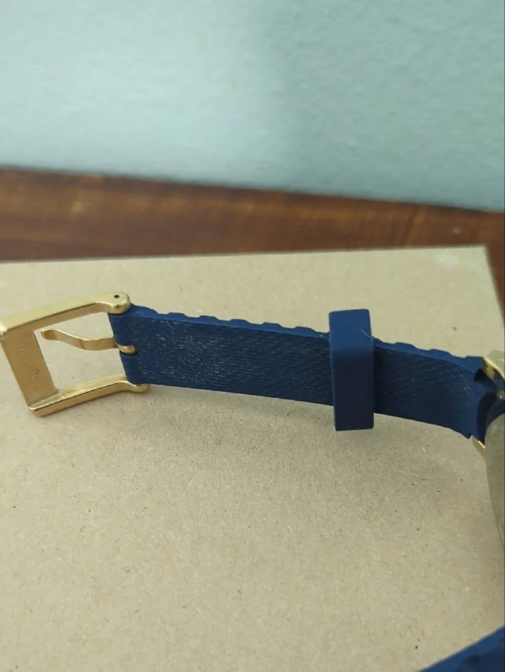 DKNY Blue and Gold Round Dial Men's Watch